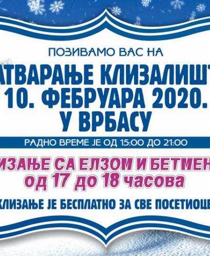 ZATVARANjE KLIZALIŠTA 10. FEBRUARA 2020. U VRBASU