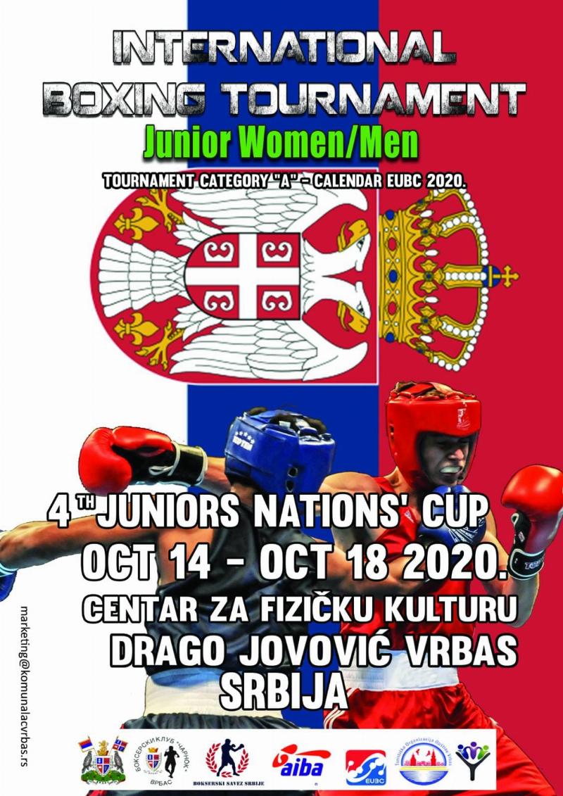 Vrbas domaćin Kupa nacija u boksu za juniorke i juniore
