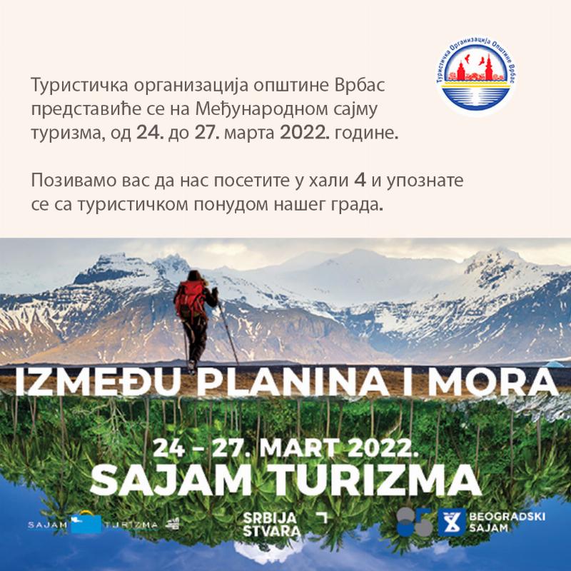 TOO Vrbas na 43. Međunarodnom sajmu turizma u Beogradu