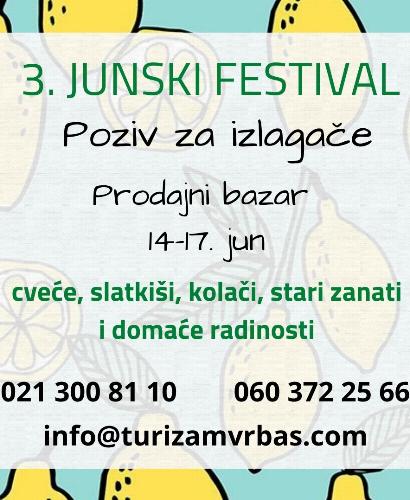 TREĆI JUNSKI FESTIVAL